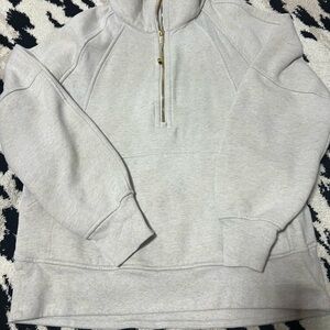 Lululemon Small Gray Half-Zip Sweatshirt